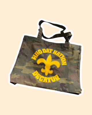 Who Dat Nation Camo-Tote